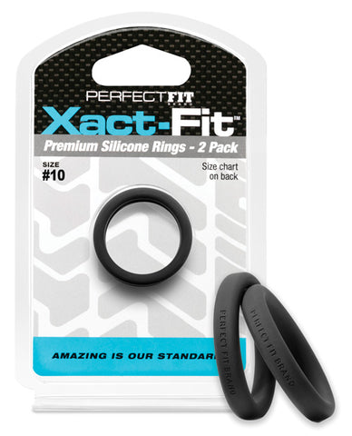 Perfect Fit Xact Fit #10 - Black Pack Of 2