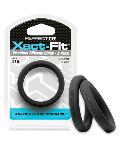 Perfect Fit Xact Fit #16 - Black Pack Of 2