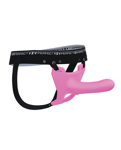 Perfect Fit Zoro 6.5" Strap On W/case - Pink