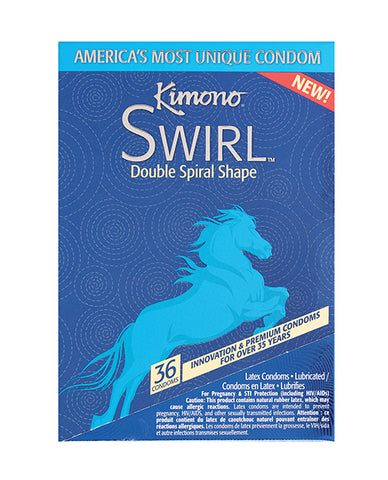 Kimono Swirl Condom  - Pack Of 36