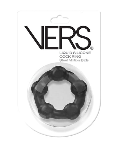 Vers Mobon Ball Cock Ring - Black