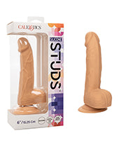 Silicone Studs 6" Dildo - Ivory