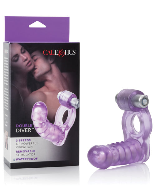 Double Diver Vibrating Enhancer W-flexible Penetrator