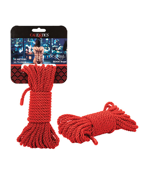 Scandal Bdsm Rope 10m - Red