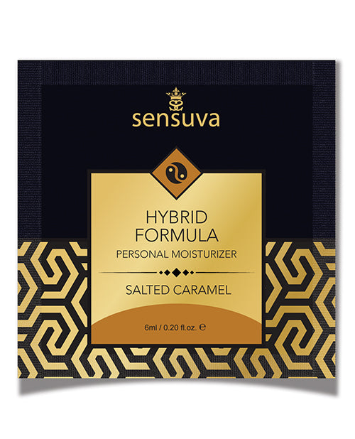 Sensuva Hybrid Personal Moisturizer Single Use Packet - 6 Ml Salted Caramel