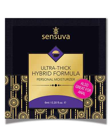 Sensuva Ultra Thick Hybrid Personal Moisturizer Single Use Packet - 6 Ml Unscented