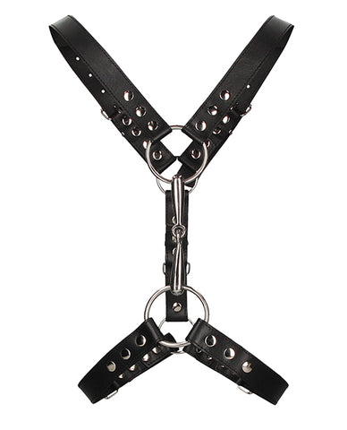 Shots Uomo Men's Harness W-metal Bit - Black