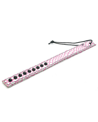 Spartacus Faux Leather Paddle - Pink