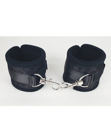 Spartacus Wrist Restraints - Neoprene Black