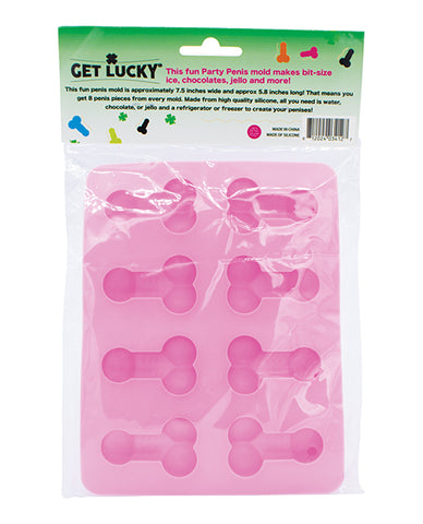 Get Lucky Penis Party-chocolate Ice Tray - Pink