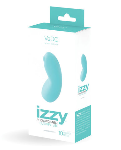 Vedo Izzy Rechargeable Clitoral Vibe - Turquoise