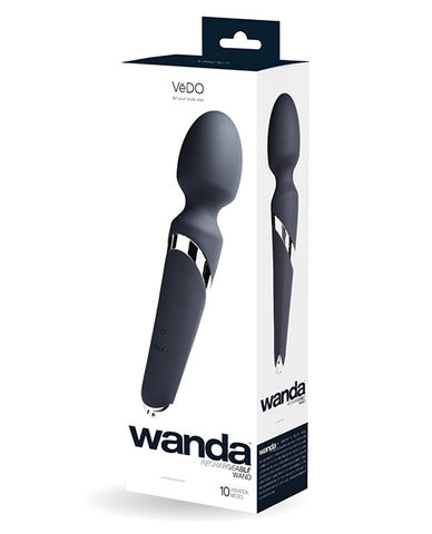 Vedo Wanda Rechargeable Wand - Just Black