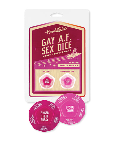 Wood Rocket Gay AF Lesbian Couples Sex Game - Fuchsia
