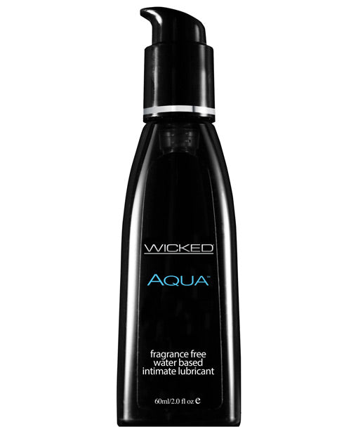 Wicked Sensual Care Aqua Waterbased Lubricant - 2 Oz Fragrance Free