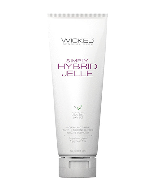 Wicked Sensual Care Simply Hybrid Jelle Lubricant - 4 Oz