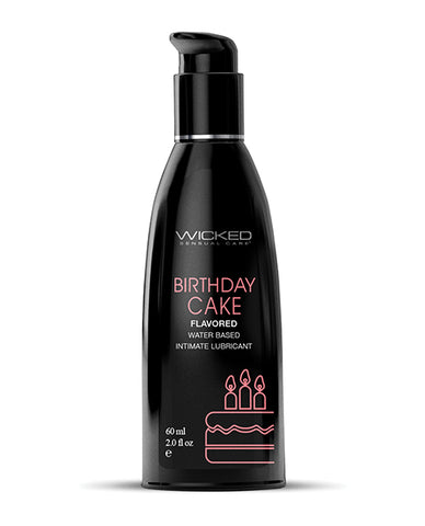 Wicked Sensual Care Water Based Lubricant - 2 Oz Birthday Cake