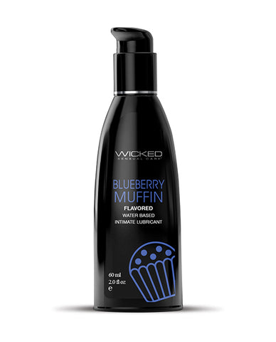 Wicked Sensual Care Water Based Lubricant - 2 Oz Blueberry Muffin