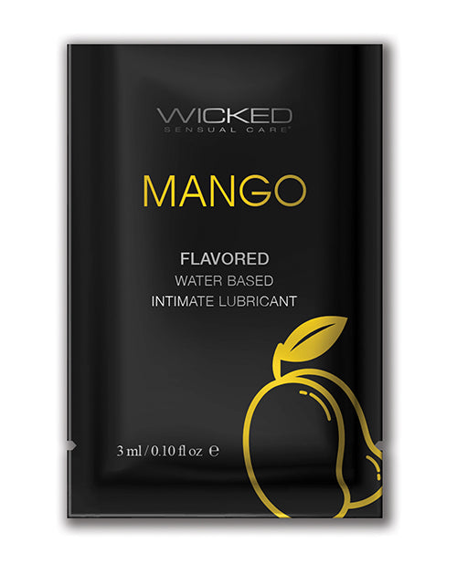 Wicked Sensual Care Water Based Lubricant - .1 Oz Mango