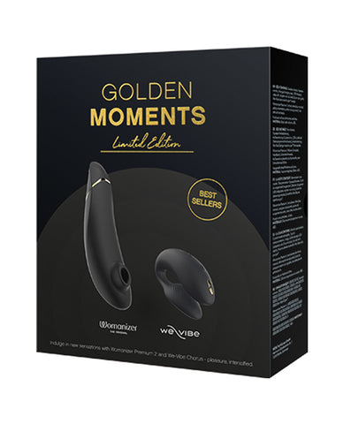 We-vibe Chorus / Womanizer Premium 2 Golden Moments Collection 2023 - Black/gold