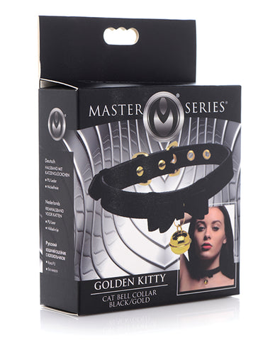 Master Series Golden Kitty Cat Bell Caller - Black-gold