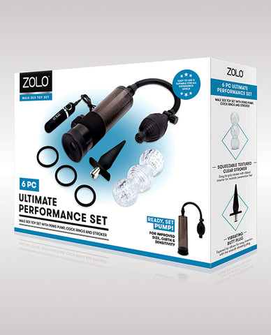 Zolo 6 Pc Ultimate Performance Set - Black