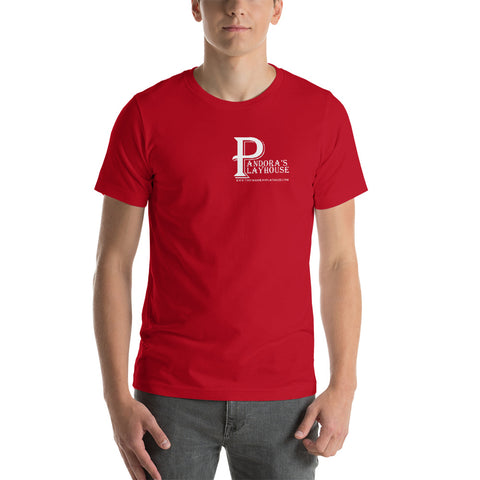 Men's Red T-Shirt With White Lettering