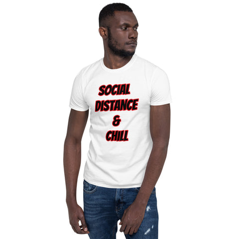 Social Distance & Chill Short-Sleeve Unisex T-Shirt