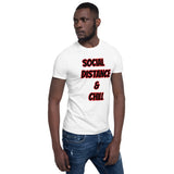 Social Distance & Chill Short-Sleeve Unisex T-Shirt