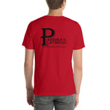 Men's Red T-Shirt With Black Lettering